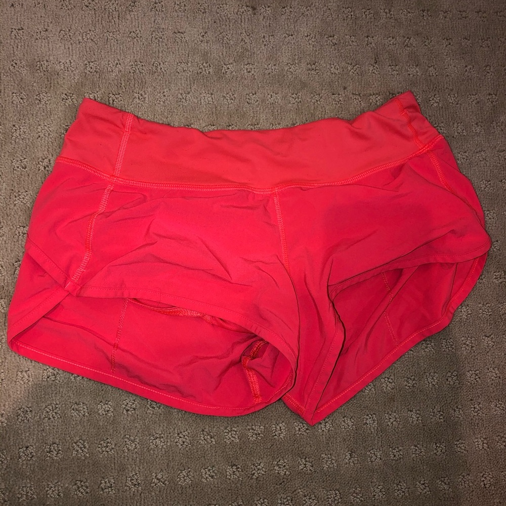 Neon Pink lulu shorts!